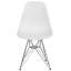 Chaise en plastique Daker avec base chromée-755139514