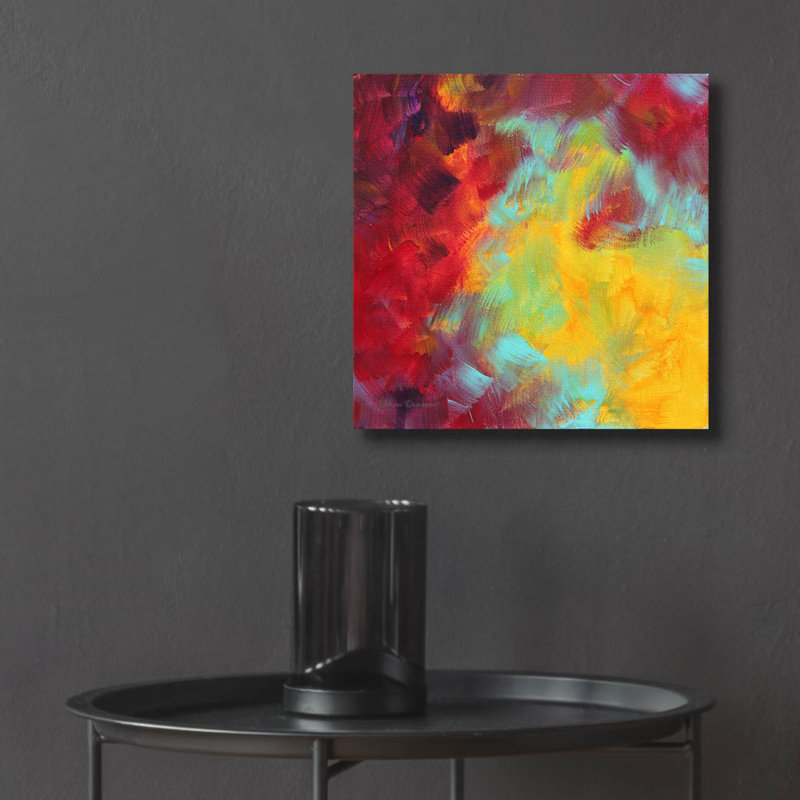 «Colors of Glory I» par Megan Duncanson, art mural en verre acrylique, H 12 po x l 12 po x P 0,13 po