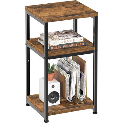 3 Tier Side Table, End Table Night Stand Sofa Table Shelf