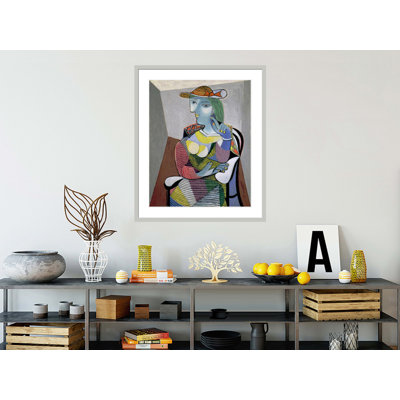 Portrait de Marie-Thérèse par Pablo Picasso, impression giclée sur cadre