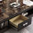 Nordic living room marble coffee table-586468514