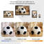 Petit fauteuil Addilynn en forme de ballon de football avec assise moelleuse-226381803