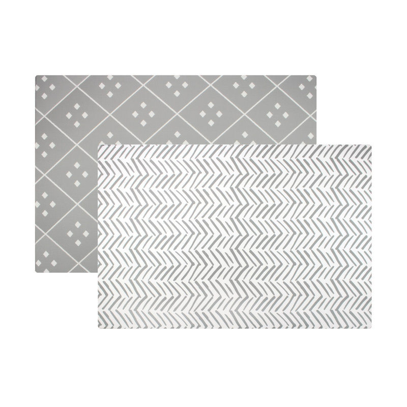 Tapis de jeu réversible Dash + Diamond Foam, Gris