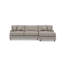 Mila 2-Piece Fabric Sectional-66707606-66707600-66707602