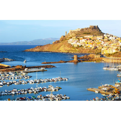 Castelsardo, Sardinia - Wrapped Canvas Print