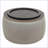 Ottoman 2-in-1 Round Storage End Table/Footstool, 25.5"x25.5"x14.5", Light Grey | MDF-2008140040