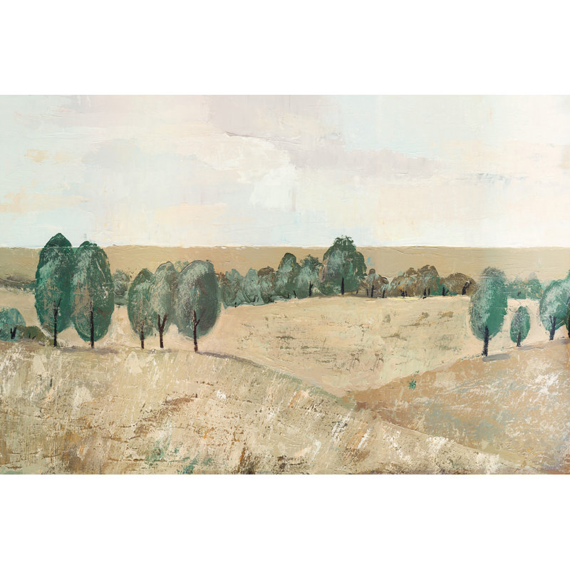 Mountain Forests by Parvez Taj - Wrapped Canvas Painting, 66cm H x 101cm W x 3.81cm D