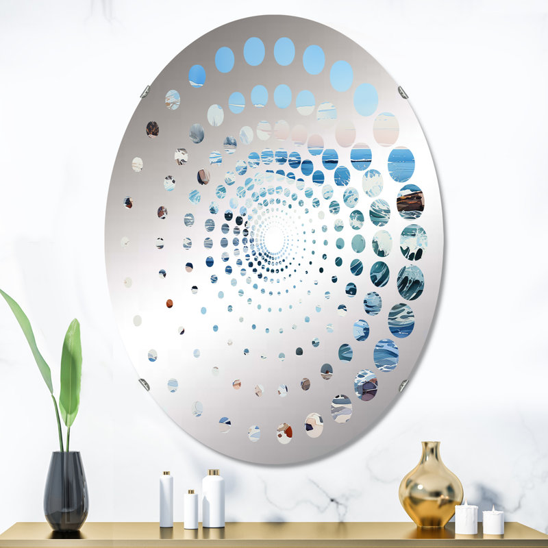 Miroir d'appoint Ocean Winter, H 35,4 po x l 23,6 po