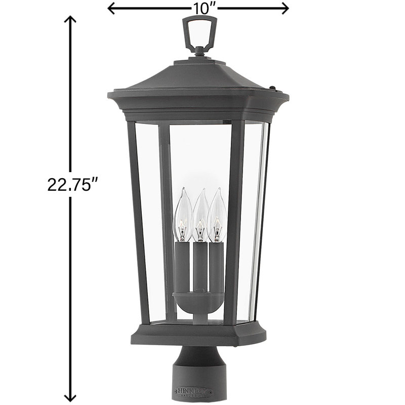 Bromley 3 - Light Lantern Head, Museum Black
