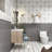 Emert 35.5 " W Wall Mounted Wall Mounted 1 Single Vanity Bathroom Vanity With Acrylic Top-1304421309