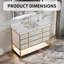 Ensemble de meuble-lavabo simple autoportant 48 po avec lumière DEL Celestia-1870384060
