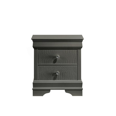 Table de chevet 2 tiroirs de style moderne