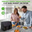 NutriChef 4.4 Quarts Dual Air Fryer Air Fryer