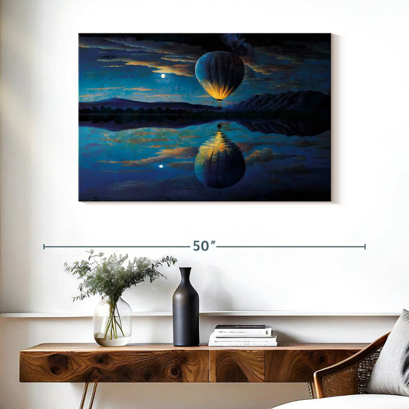 Moonlit Hot Air Balloon