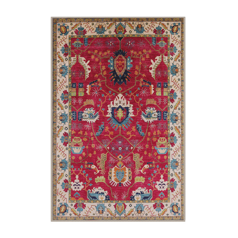 Oriental Indoor Rug, Rectangle 5' x 8'