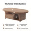 Table basse 51,18 po