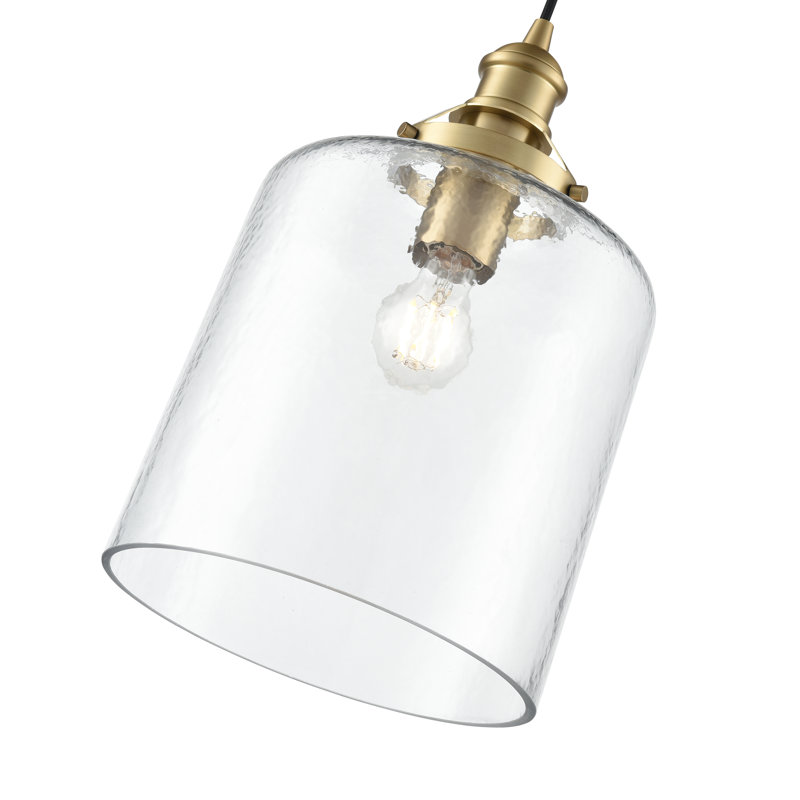 Luminaire suspendu 1 lumière Aloni, Laiton rétro