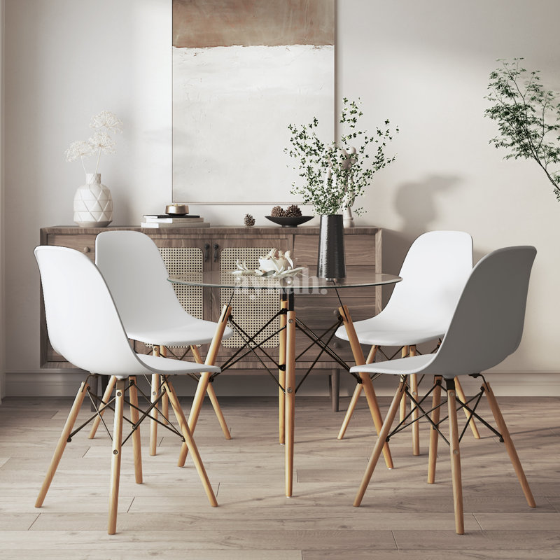 Ensemble repas pour 4 personnes , Blanc