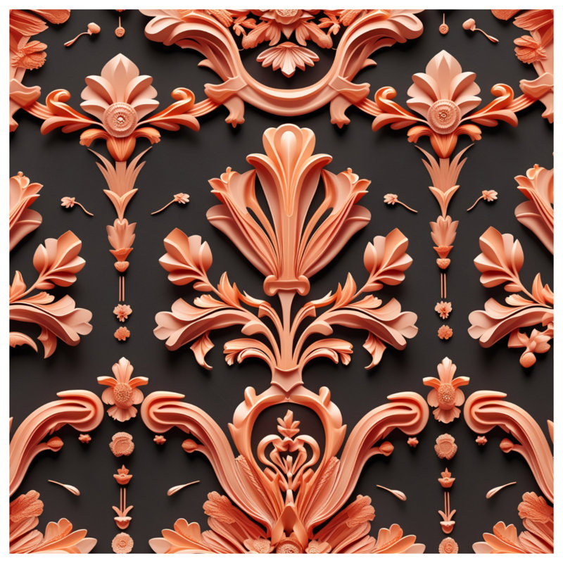 Rideaux de douche Ornate, 70in W x 84in H