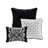 King Bedding - 7 Piece Cotton Printed Black With Stunning Details Comforter For Bed Embroidery-121405865-121405866