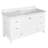 Maven 60" Single Bathroom Vanity Set with White Cabinet and Carrara Marble Countertop-1703807136