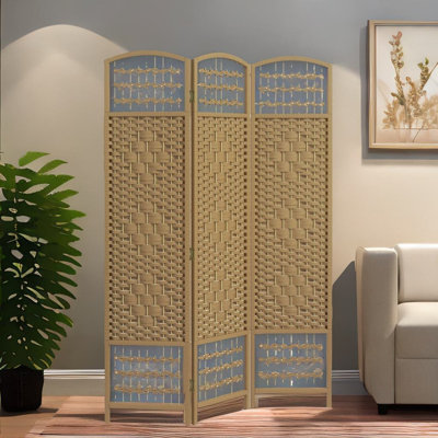 Skylor 47.25'' W x 67'' H 3 - Panel Folding Room Divider
