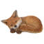 Statue de renard dormant