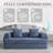 Metal-Frame Modular Sofa