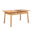Ensemble de table et chaises de salle à manger extensible Modern (6 pièces) | 100% panneau de particules enduit de mélamine, table: 47,2 po x 29,5 po x 29,5 po, ouverture: 60,2 po x 29,5 po x 29,5 po | 4 chaises en mousse de lin: 18,5 po x 35,4 po, ban-738055922-738055439-738055437