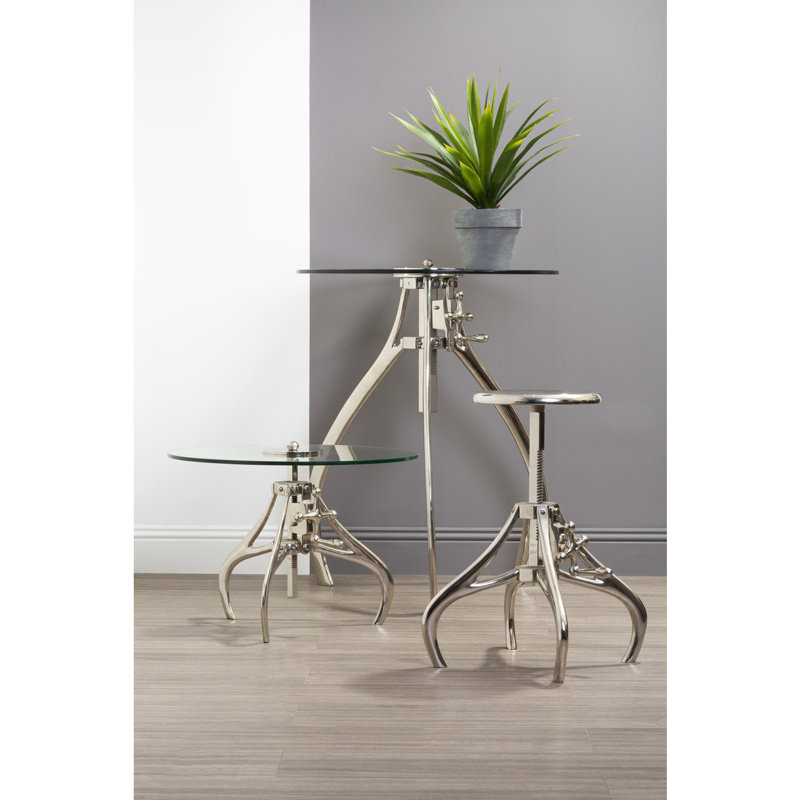 Lineville Round Metal Base Dining Table