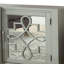 Armoire console au fini gris antique