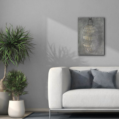  «Crepe Lantern 2» par Vanna Lam, art mural sur toile, 18 po x 26 po
