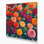 Art mural sur toile Botanical Zinnias