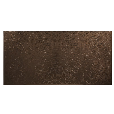 Panneau mural décoratif en vinyle damassé 4 pi x 8 pi FASÄDE