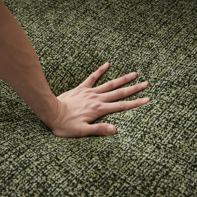 Canapé compressé surdimensionné à 3 places avec tissu chenille, sans assemblage, peu encombrant pour le salon, l’appartement