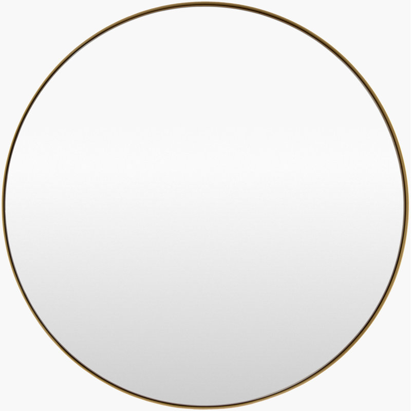 Bassevelde Mirror, Gold, 36" x 36"