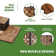 BEEFURNI - 12.1'' x 12.1'' Wood Interlocking Deck Tiles