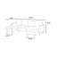 Ensemble de canapé modulaire 3 pièces RAF / LAF