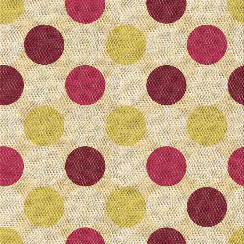 Tapis brun tissé à la machine, Carré 8 pi