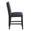 Chaise 2 pièces MIRIAM NOIR-134680549