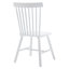 Ensemble de table de salle à manger rectangulaire, table de salle à manger de ferme avec pieds en bois massif et chaises à dossier à lattes Windsor pour cuisine / salle à manger / chambre d'amis-691036797-691036794-691036791
