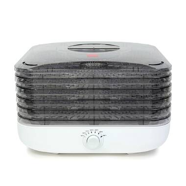  Commercial Chef Food Dehydrator, Dehydrator for Food and Jerky,  280W Meat Dehydrator Machine for Dehydrated Foods with 5 Drying Racks and  Slide Out Tray, White: Home & Kitchen