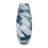 Hand-Blown Glass Vase with Elegant Swirl Design-89107418