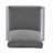 [Set of 2] Silver Aluminum Lounge Chair with Sleek Rope Accents and Comfortable Cushions, Perfect for Modern Outdoor and Indoor Spaces-1930211571