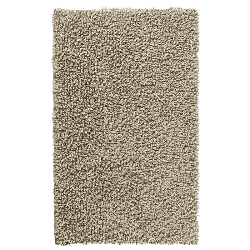 Twisted Bath Rug, 24" W x 39" L, Dark Antrhacite