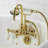 Kingston Brass Vintage Three-Handle 2-Hole Tub Wall Mount Clawfoot Tub Faucet with Hand Shower-50999947