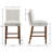 27'' Upholstered Wooden Bar Stools-2050534725-2050534728