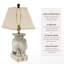 Lampe de table 22 po Hoyt Elephant