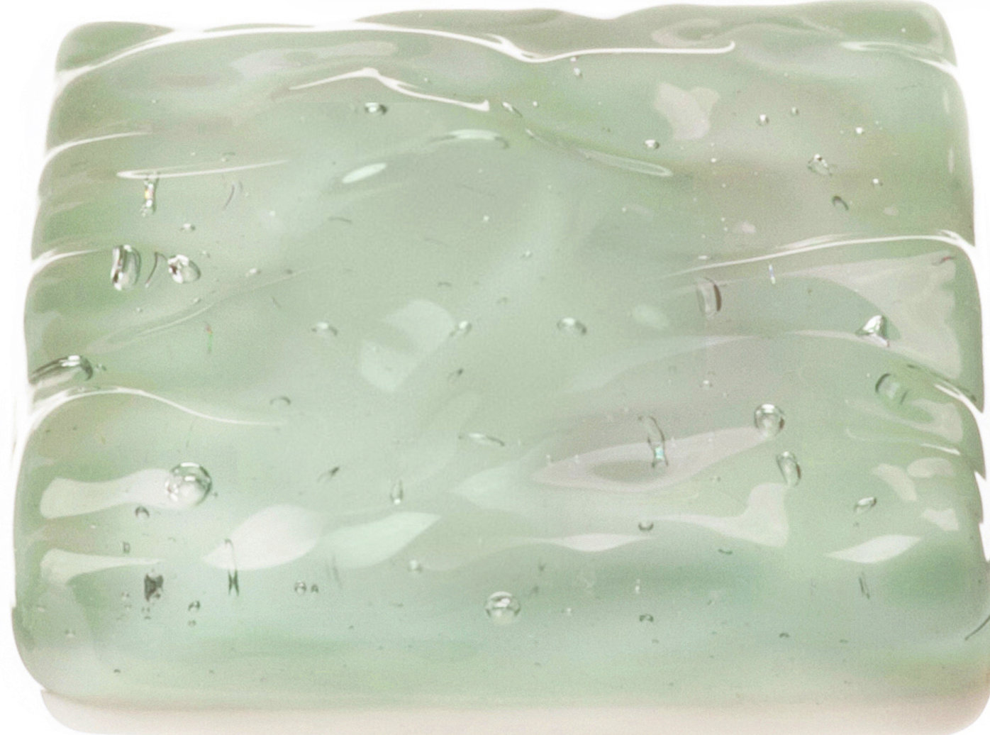 Glacier Square Cabinet Knob, Oil Rubbed Bronze, Spruce Green, Square 