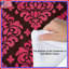Édredon rose à motif damassé-132254673